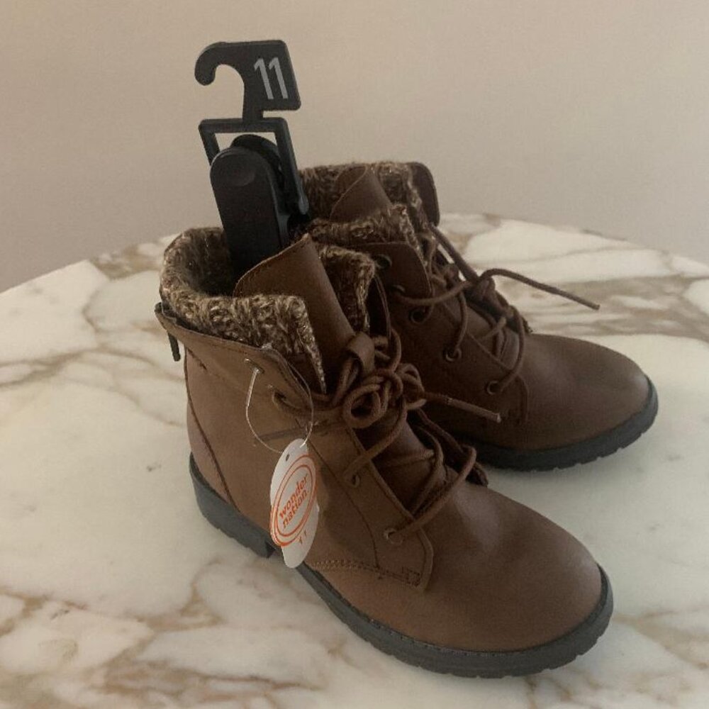 Wonder Nation Little Girls Cozy Boots - NWT